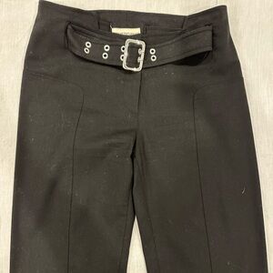 Emporio Armani Black Trousers with Accents